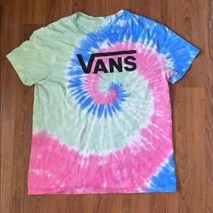 Tie dye vans shirt